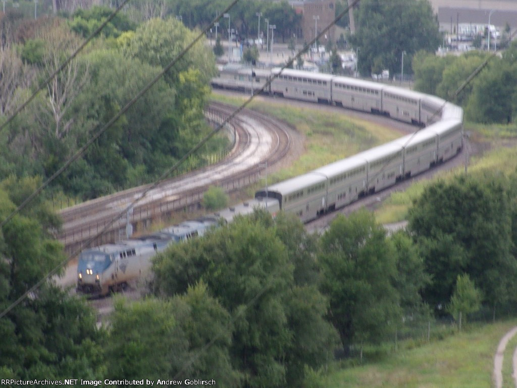 AMTK 16, 96 + B&O 800203 Empire Builder